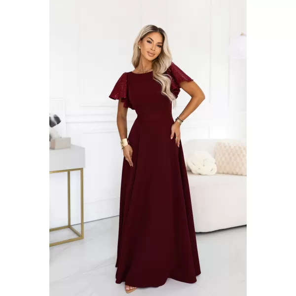  Rochie NUMOCO 694-3 CLARET 