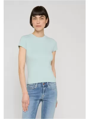 Tricou de dama URBAN CLASSICS TB8569-23663 ALBASTRU STINS