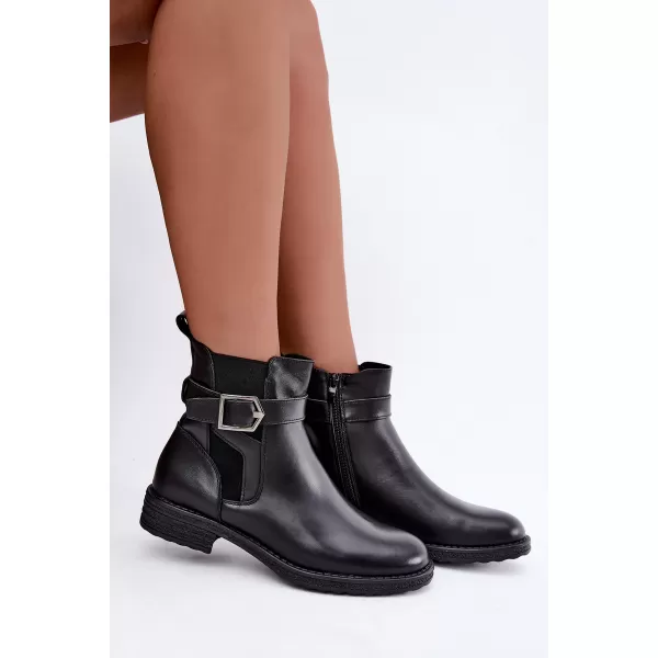  Pantofi de dama SERGIO LEONE BT-43-S NEGRU 