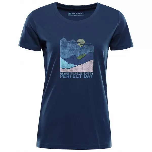  Tricou pentru femei ALPINE PRO TERMESA 4 VARIANTA OCEANULUI LUMINAT DE LUNA PB 