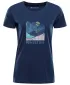 Tricou pentru femei ALPINE PRO TERMESA 4 VARIANTA OCEANULUI LUMINAT DE LUNA PB