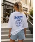 Tricou pentru femei DSTREET NX9506RY-WH-O ALB