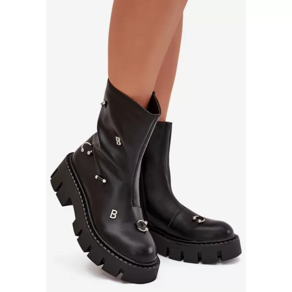  Pantofi de dama BOTO DA161P NEGRU 
