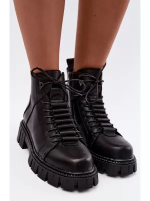 Botine de dama D&A JC62-1044 NEGRU