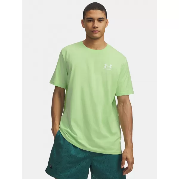  Tricou pentru bărbați UNDER ARMOUR M SPORTSTYLE LC SS 1326799-712 VERDE 
