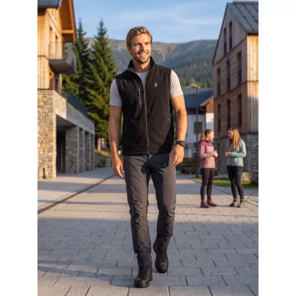  Vestă din lână pentru bărbați ALTISPORT ALM002525 NEGRU 