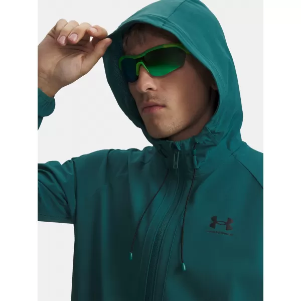  Jachetă pentru bărbați UNDER ARMOUR VIBE WOVEN JACKET 6003001-338 VERDE 