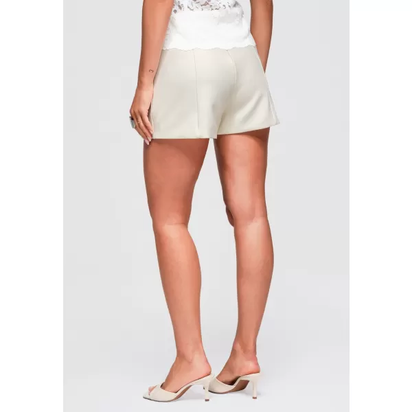 Pantaloni scurți de damă OMBRE OW-ST-E0003 ECRU 