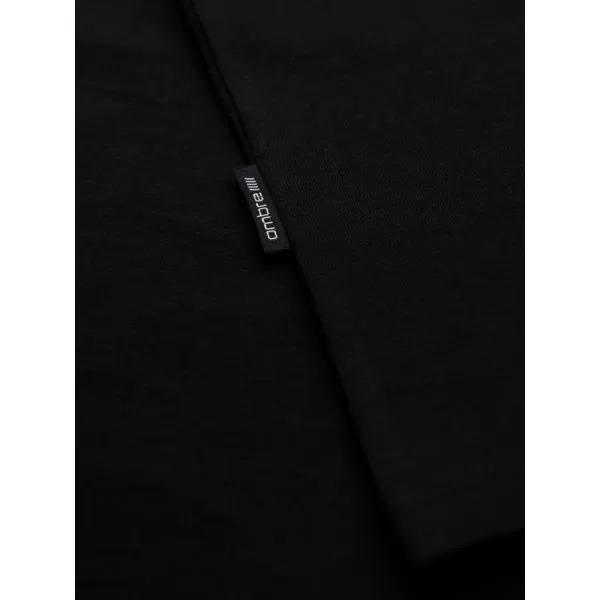  Tricou pentru bărbați OMBRE OM-TSBS-0268 NEGRU 