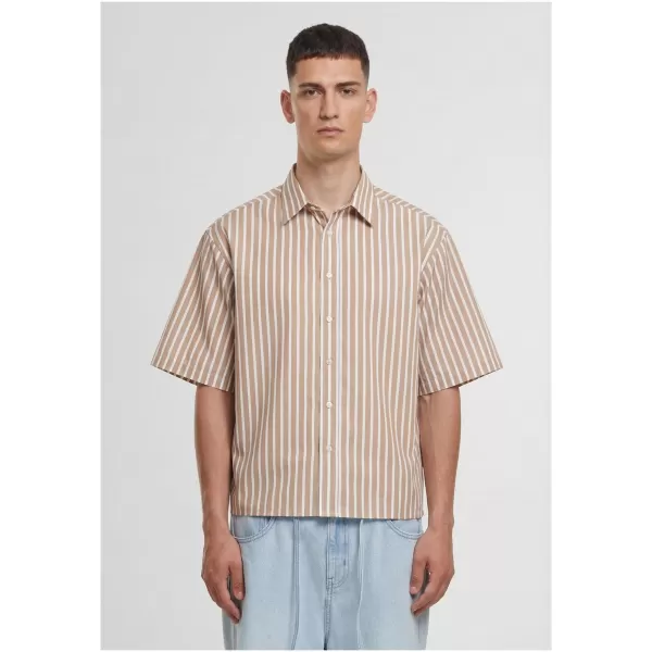  Cămașă pentru bărbați URBAN CLASSICS TB8218-21556 MOCA MARO 