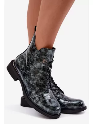 Botine de dama S.BARSKI HY62-8140 VERDE