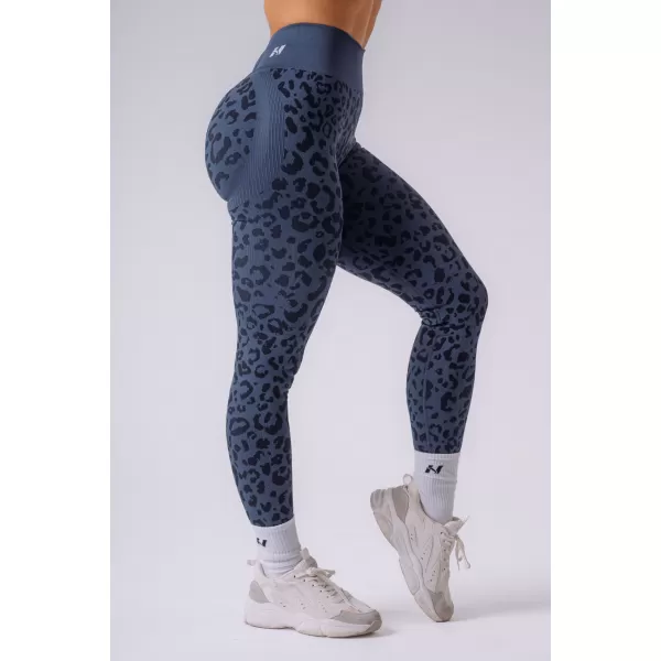  Jambiere de damă NEBBIA PRIMAL 849 LEOPARD ALBASTRU ÎNCHIS 