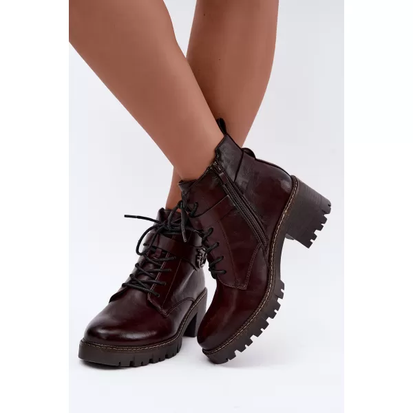  Pantofi de dama BOTO ASA301-1 BURGUNDIA 