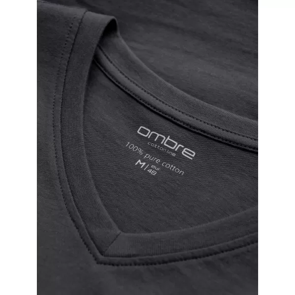  Tricou pentru bărbați OMBRE L171 GRAFIT 