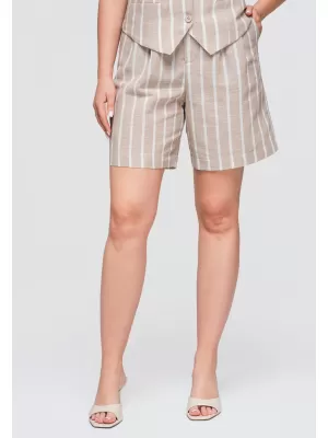 Pantaloni scurți de damă OMBRE OW-ST-E0017 BEJ