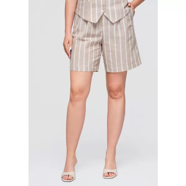  Pantaloni scurți de damă OMBRE OW-ST-E0017 BEJ 