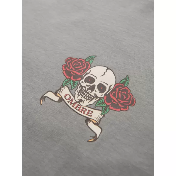  Tricou pentru bărbați OMBRE OM-TSPT-0257 GRI 