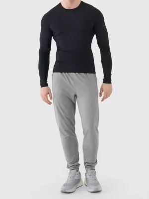 Pantaloni pentru bărbați 4F WMM00TFTRM1067 MELANGE GRI