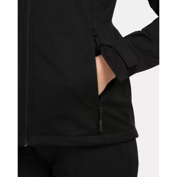  Jachetă softshell pentru femei KILPI ONTAVIA-W 1L0113KI NEGRU 