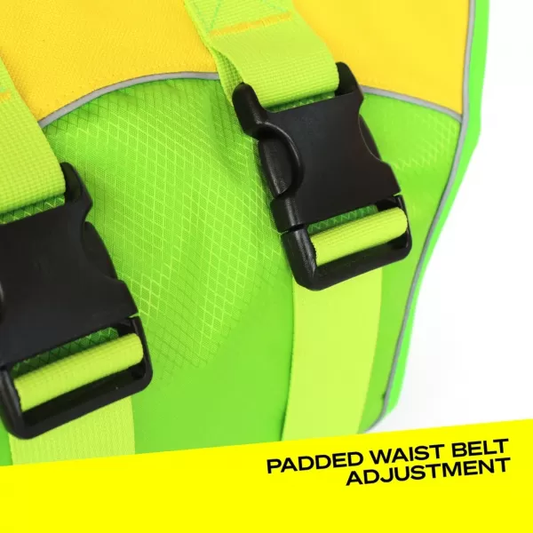  Vestă de înot RESTUBE pro psy VERDE/GALBEN 