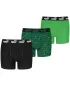 Boxeri pentru copii PUMA ELEMENTS BOYS PRINTED BOXERS 3P 93896703 NEGRU/VERDE