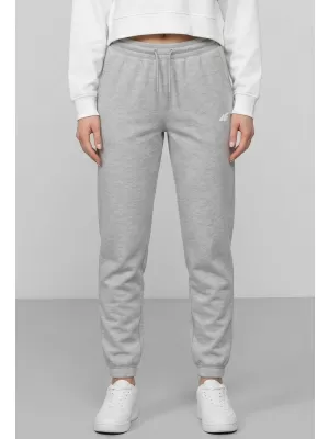 Pantaloni de dama 4F WMM00TTROF1658 MELANGE GRI DESCHIS RECE