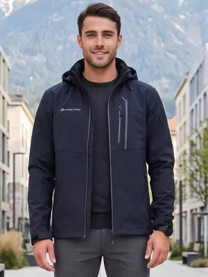 Jachetă softshell pentru bărbați ALPINE PRO GEDER OBICEIURI