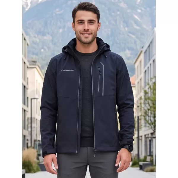  Jachetă softshell pentru bărbați ALPINE PRO GEDER OBICEIURI 