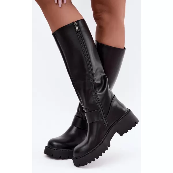  Cizme de dama BOTO C-387 NEGRU 