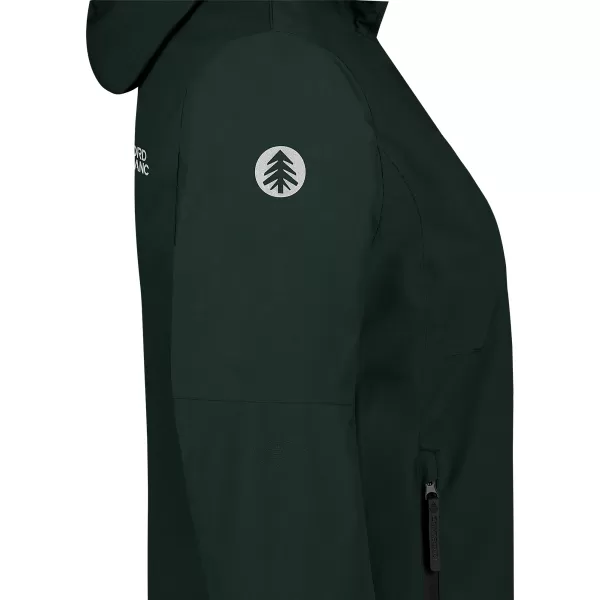  Jachetă impermeabilă pentru femei NORDBLANC BOURNE NBSJL8317 VERDE ÎNCHIS 