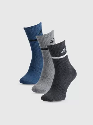 Șosete pentru bărbați 4F WSS26USOCM589 MELANGE MULTICOLOR