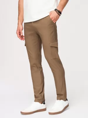Pantaloni pentru bărbați OMBRE P1515 MĂSLINE
