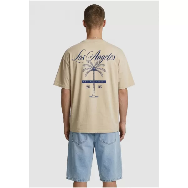  Tricou pentru bărbați URBAN CLASSICS TB8756 ALB/NISIP 