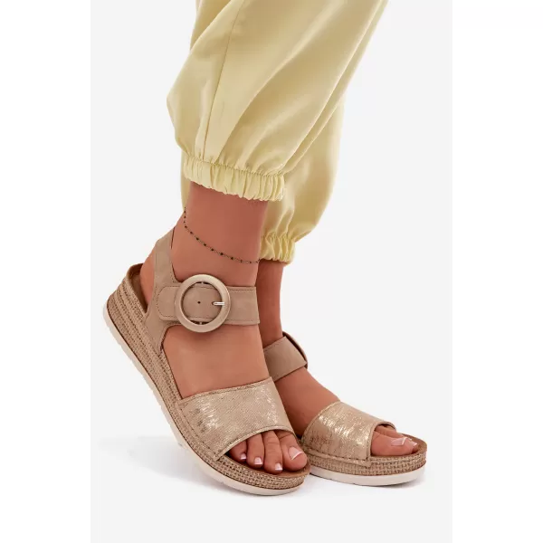  Sandale de dama INBLU RV000013 NISIP 