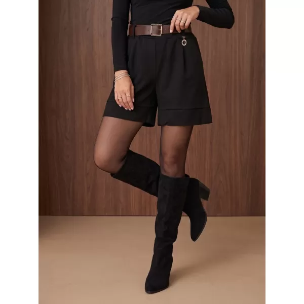  Pantaloni scurți de damă DSTREET SY0626 NEGRU 