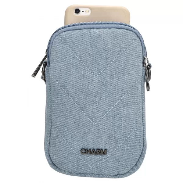  Husa pentru telefon CHARM LONDON HOLLYWOOD W00600 ALBASTRU MEDIU 