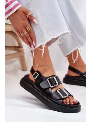 Sandale de dama BIG STAR SHOES RR274662 NEGRU