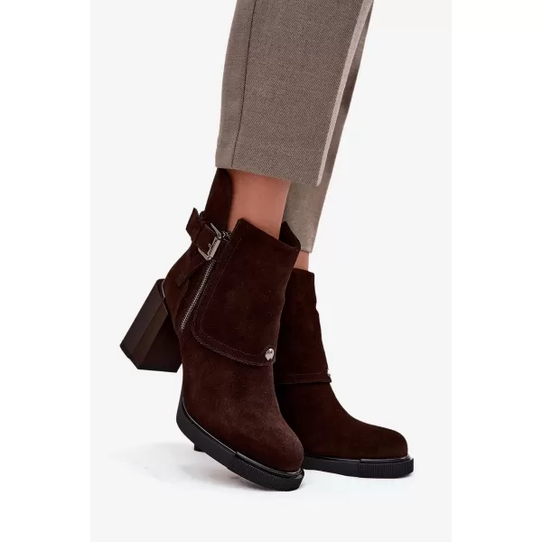  Cizme de dama VINCEZA 91152 CIOCOLATĂ 