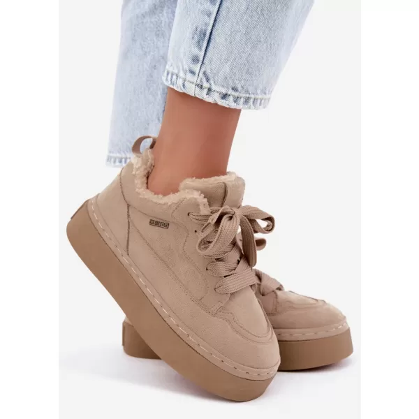  Oameni de zăpadă pentru femei BIG STAR SHOES UU274187 BEJ 