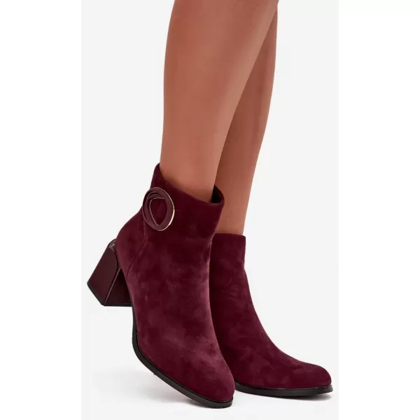  Botine de dama ARTIKER 57C0016 BORDO 