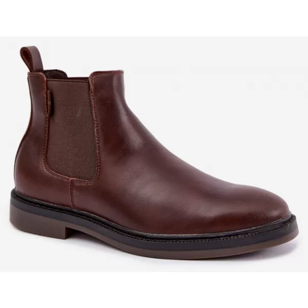 Pantofi pentru bărbați BIG STAR SHOES UU174279 UMBRE MARO/BEJ 
