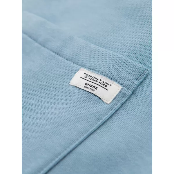  Pantaloni de trening pentru bărbați OMBRE OM-PABS-0304 ALBASTRU DESCHIS 