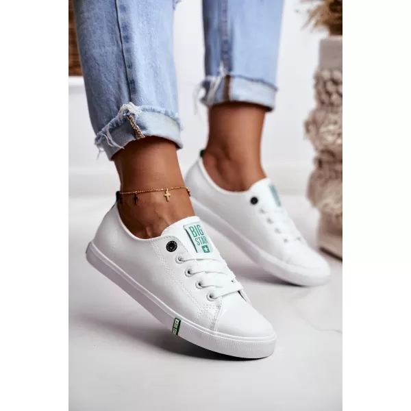  Adidași de damă BIG STAR SHOES GG274006 ALB/VERDE 