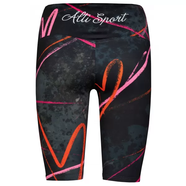  Jambiere premium pentru genunchi pentru femei (marimi noi) ALTISPORT VOJ/ALW082LEG06 NEGRU 