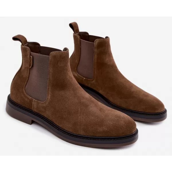  Pantofi pentru bărbați BIG STAR SHOES UU174277 UMBRE MARO/BEJ 