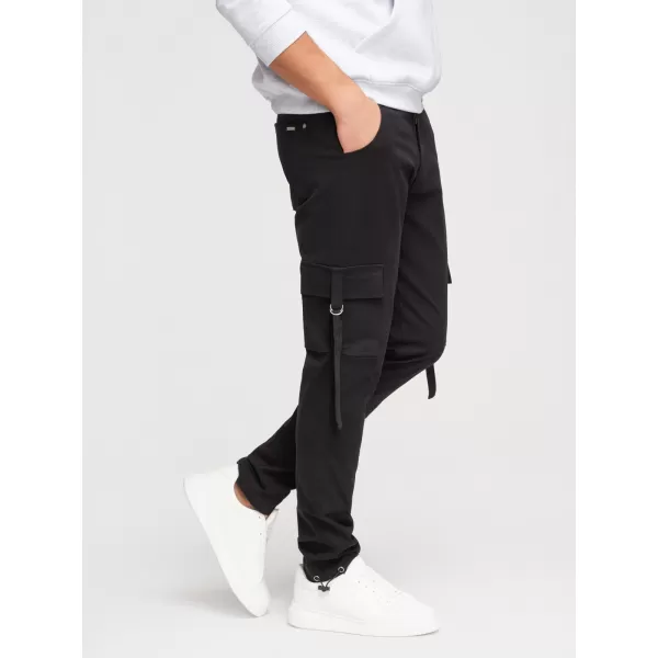  Pantaloni pentru bărbați OMBRE P1516 NEGRU 