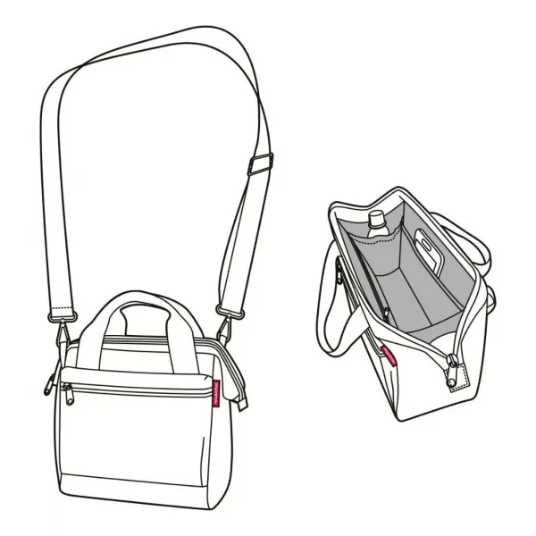  Sac REISENTHEL ALLROUNDER CROSS MQ7003 NEGRU 