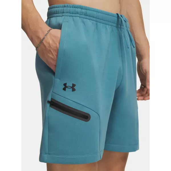  Pantaloni scurți pentru bărbați UNDER ARMOUR UA UNSTOPPABLE FLC SHORTS 1379809-466 ALBASTRU 