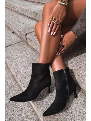 Botine de dama BOTO NS627P NEGRU
