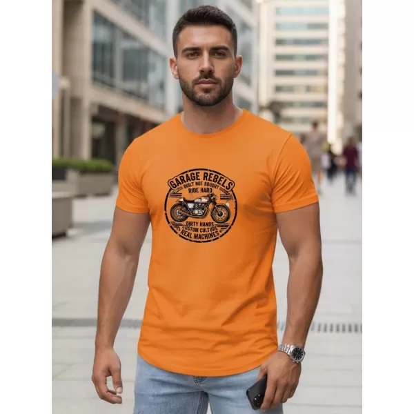  Tricou pentru bărbați DSTREET NX5007R-OR PORTOCALE 